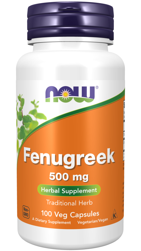 Now Fenugreek 500 Mg 100 Veg Capsules
