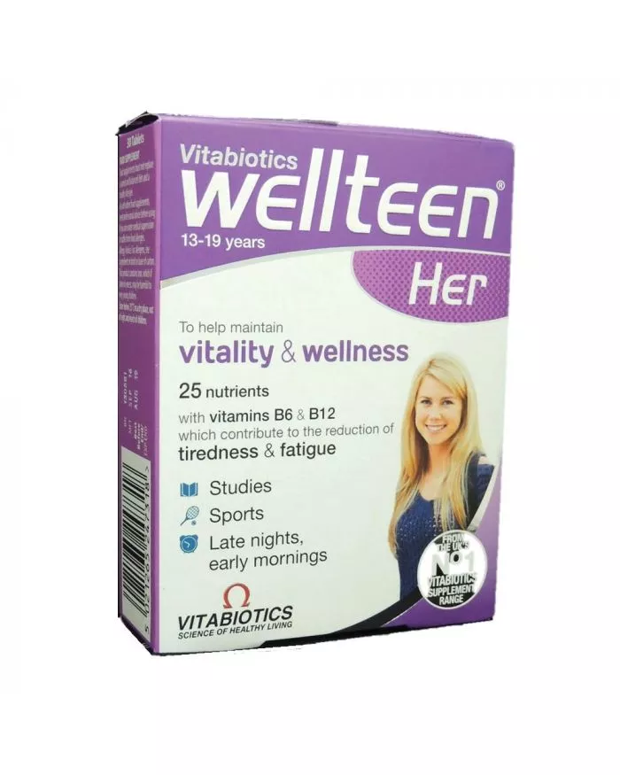 Vitabiotics Wellteen Her Tablets- Pack Of 30
