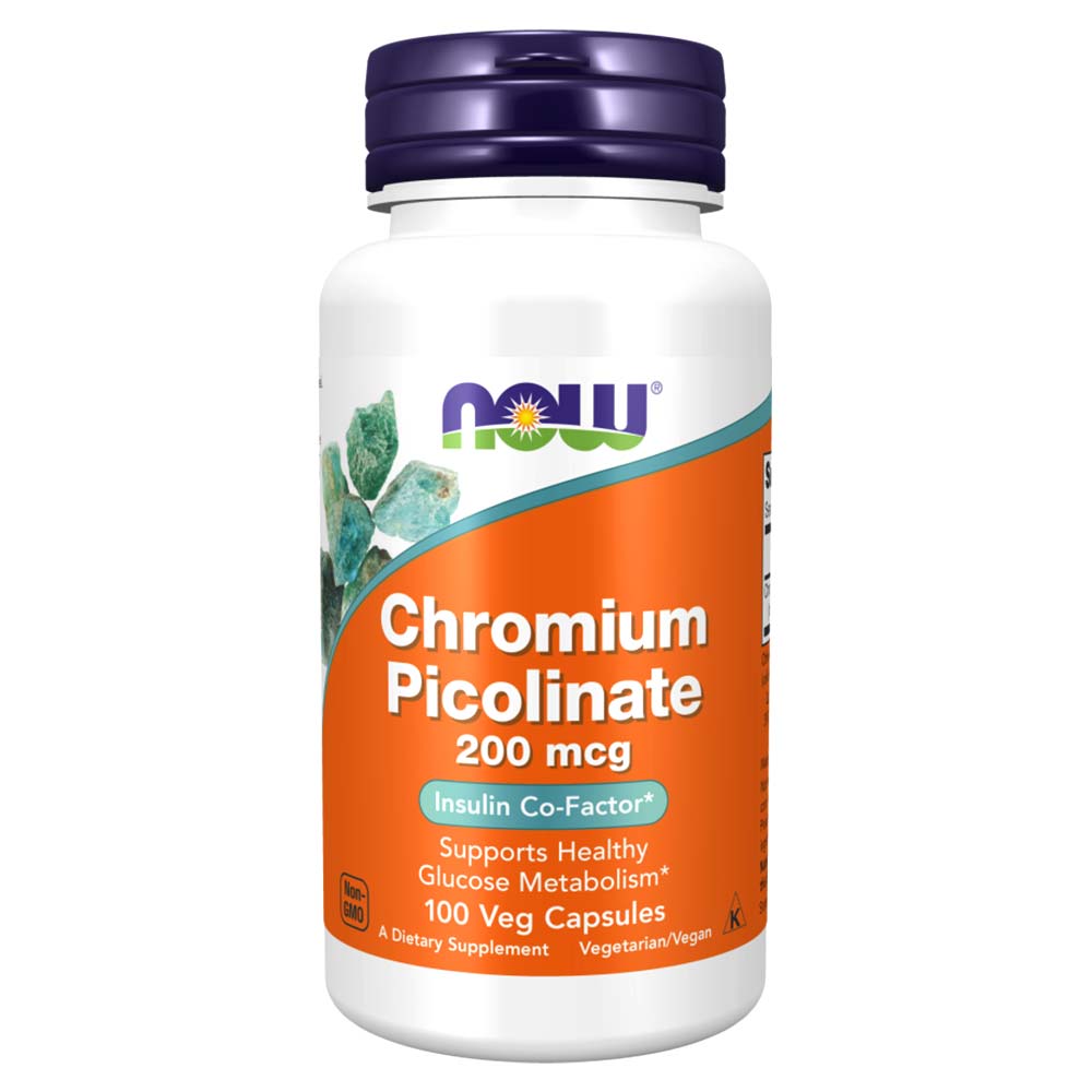 Now Chromium Picolinate 200 Mcg Capsules, 100’s