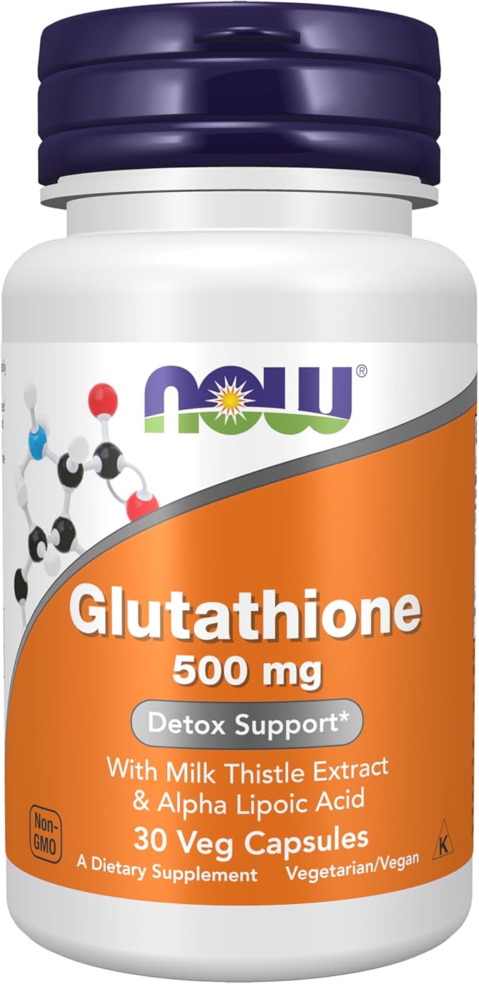 Now Glutathione 500 Mg V-caps, 30’s