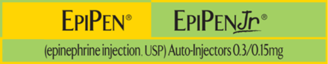 Epipen Jr 0.15mg Auto-injector For Emergency Allergic Reactions