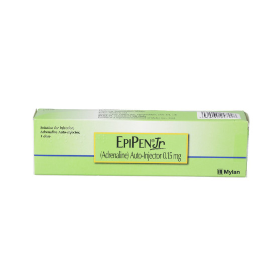 Epipen Jr 0.15mg Auto-injector For Emergency Allergic Reactions