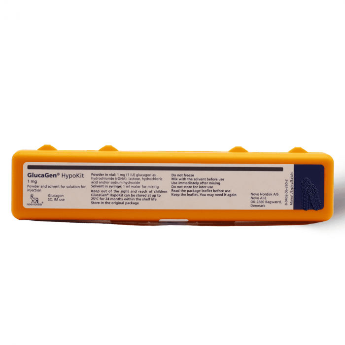 Glucagen Hypokit 1 Mg Injection
