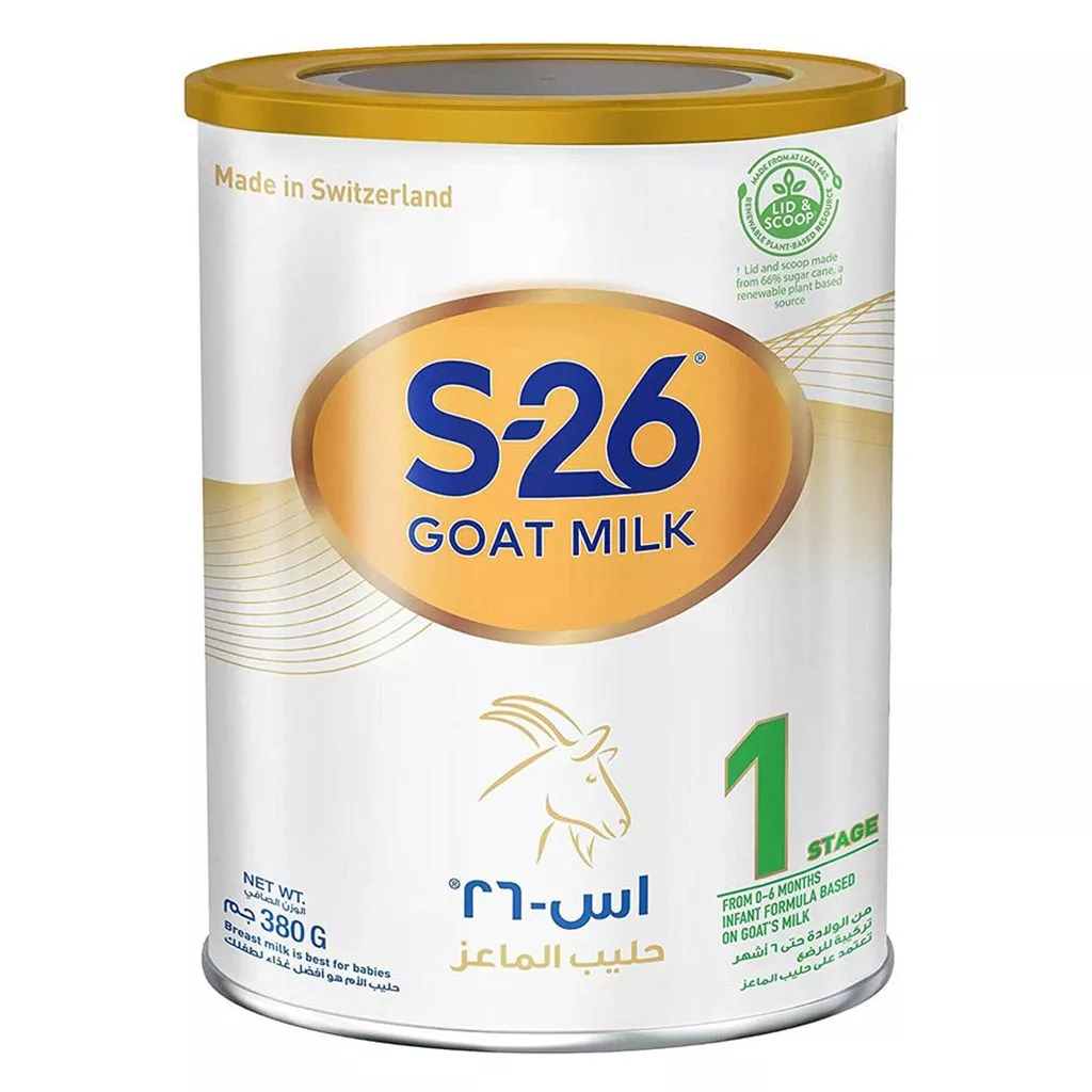 S-26 Goat Milk, Stage 1 Infant Formula Powder, 380 G