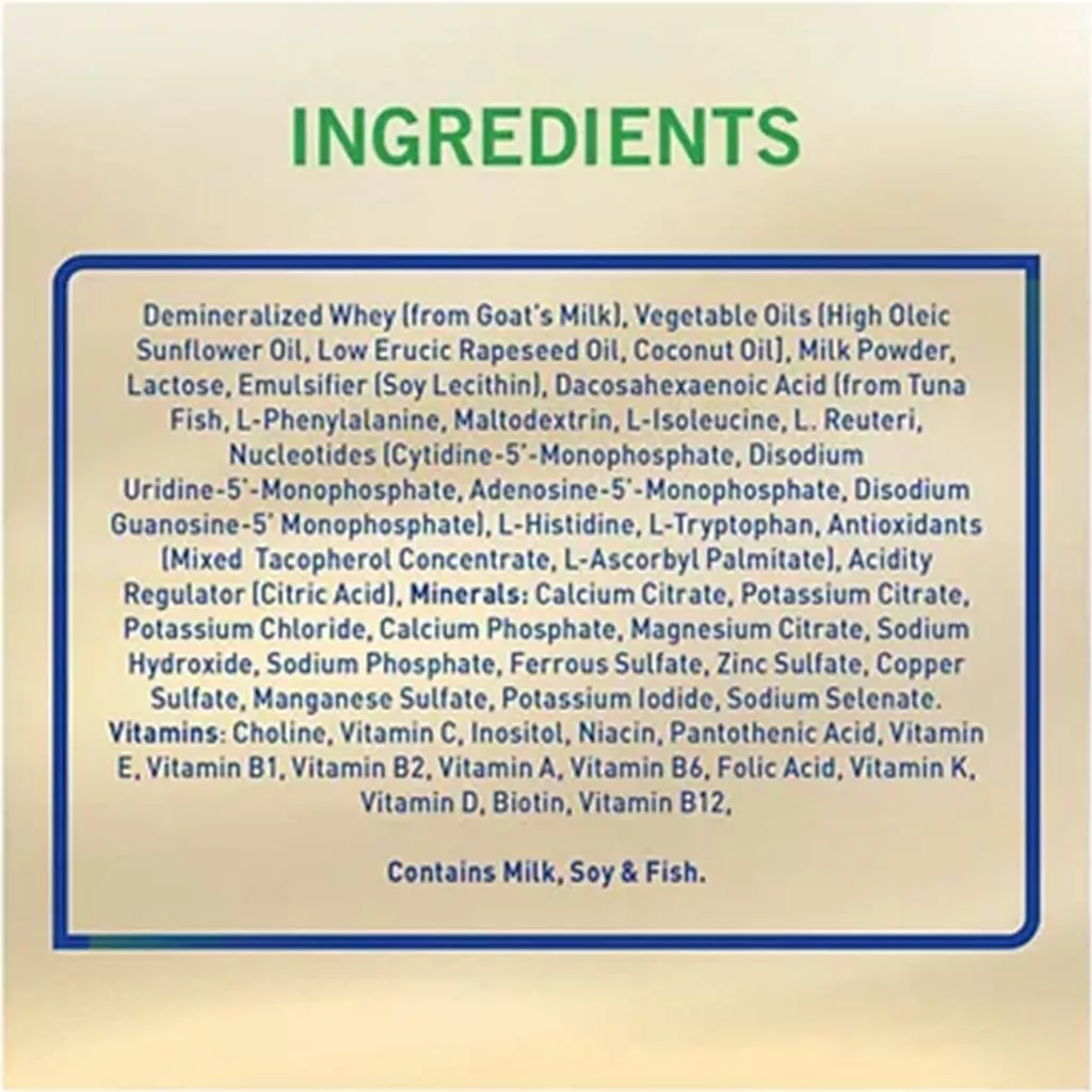S-26 Goat Milk, Stage 1 Infant Formula Powder, 380 G