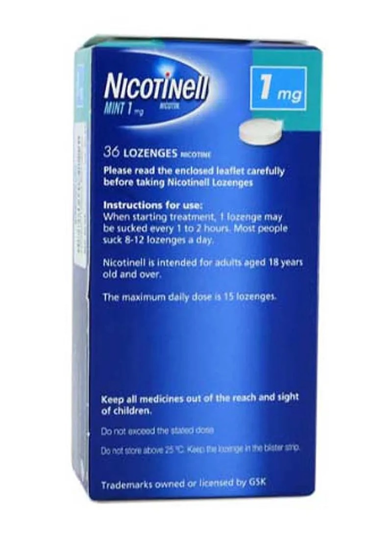 Nicotinell Mint Lozenges 1Mg- Pack Of 36