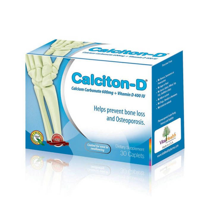Vital Health Calcitonin + Vitamin D Tablets, 30’s