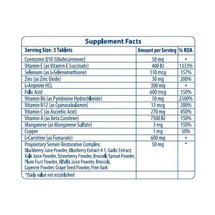 Vital Health Spermadol Tablets 30's