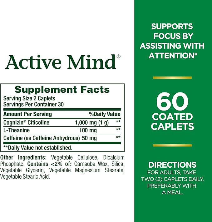 Nature’s Bounty Active Mind Softgels