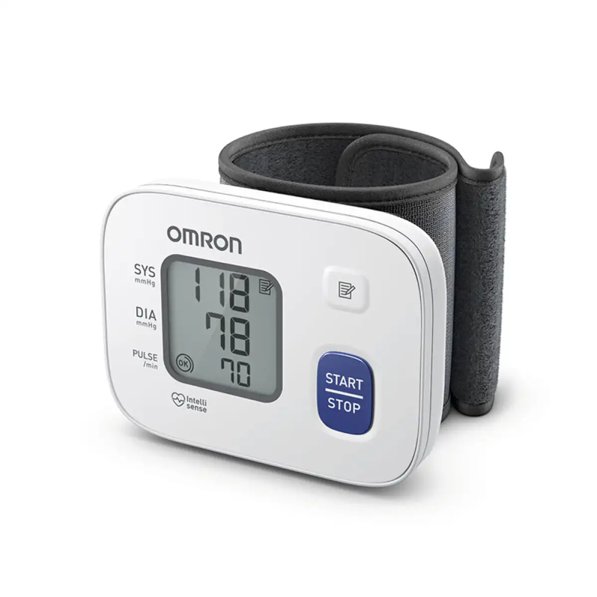 Omron RS2 Automatic Wrist Blood Pressure Monitor HEM-6161-E With Intellisense Technology & 5-year Warranty
