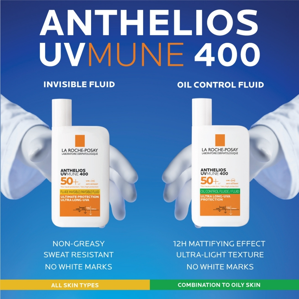 La Roche-posay Anthelios Uvmune Fluid Spf50+ For Advanced Sun Protection