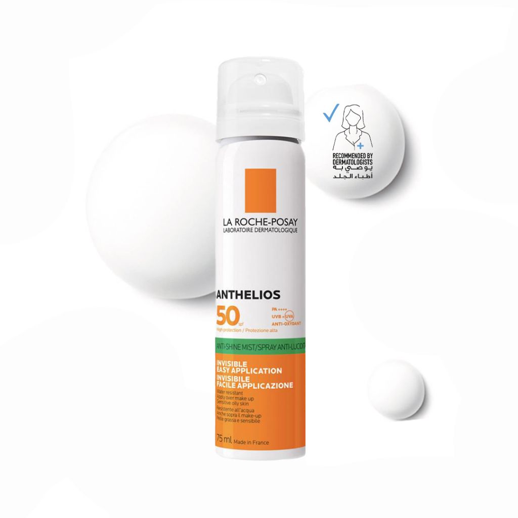 La Roche-posay Anthelios Invisible Face Mist Spf50+ 75ml For Broad Spectrum Sun Protection