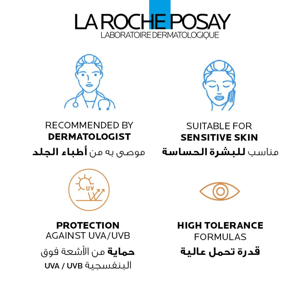 La Roche-posay Anthelios Invisible Face Mist Spf50+ 75ml For Broad Spectrum Sun Protection