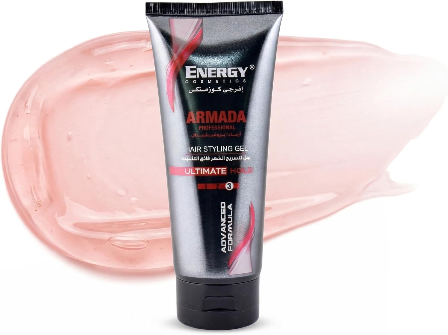 Energy Armada Ultimate Red Hair Styling Gel 200ml For Strong Hold & Styling