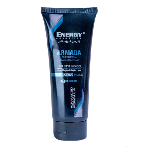 Energy Armada Blue Hair Styling Gel 200ml For Strong Hold & Styling