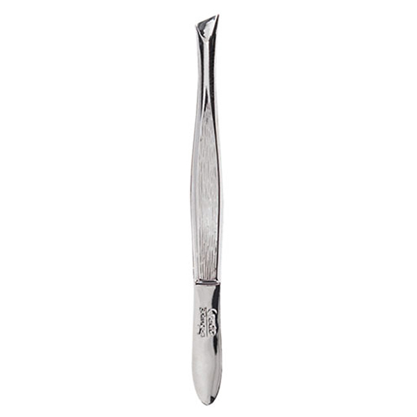 Credo Solingen Lopsided Tweezer, Nickel-plated (13510)