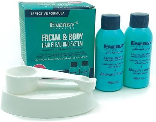 Energy Facial Bleaching System For Facial Hair Lightening