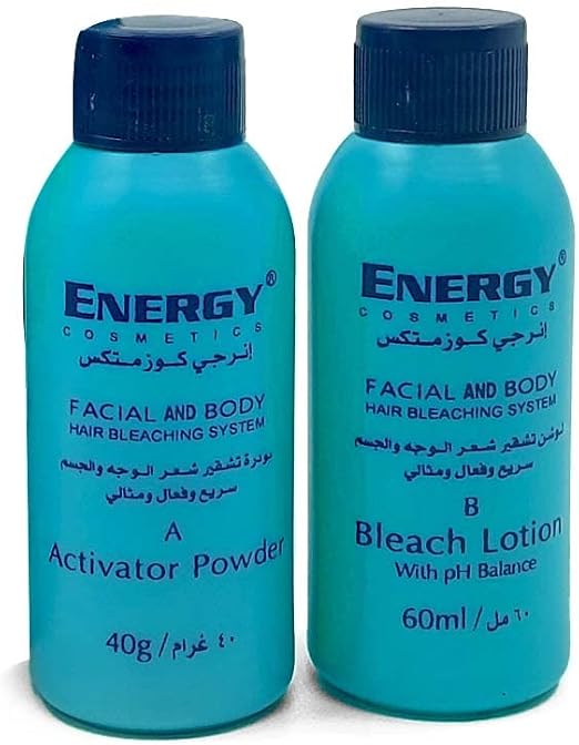 Energy Facial Bleaching System For Facial Hair Lightening
