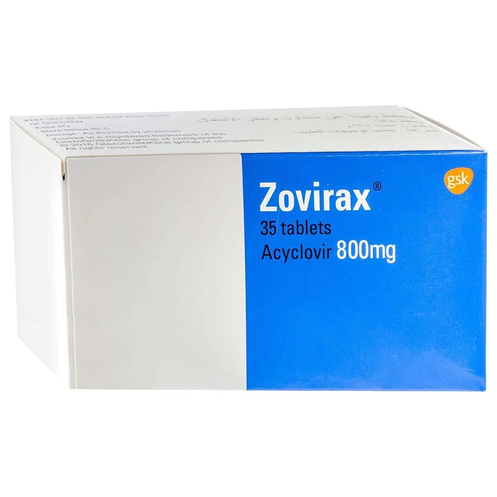 Zovirax 800 Mg Tablets, 35’s
