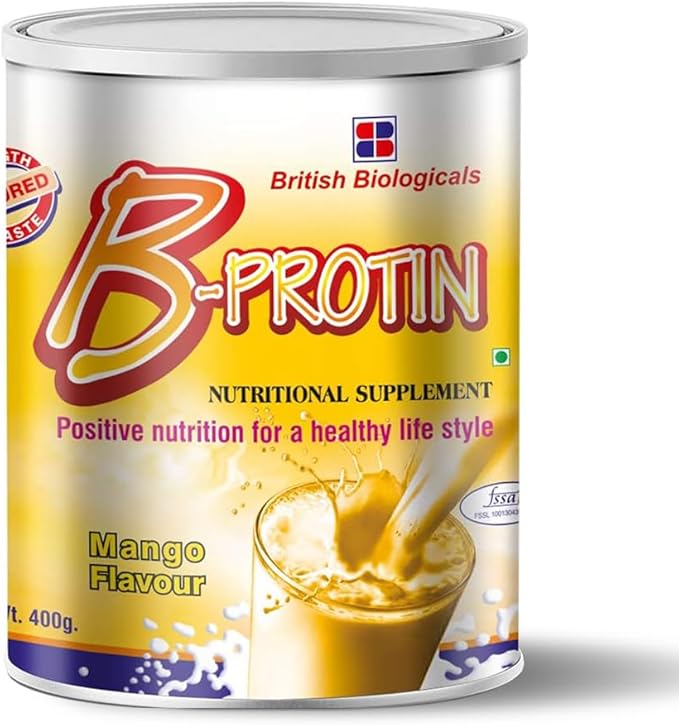 British Beauty B-protin Mango Flavour Protein Powder 400 G