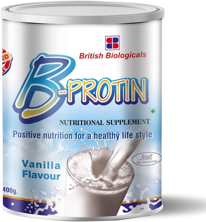 British Beauty B-protin Vanilla Flavour Protein Powder 400 G