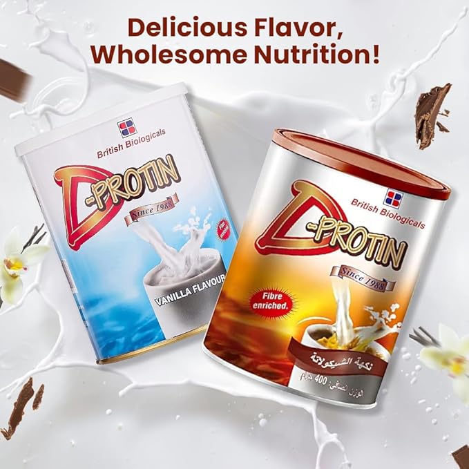 British Beauty D-protin Chocolate/vanilla Flavor 400 G (protein Supplement)