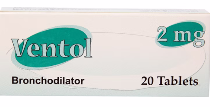 Ventol 2 Mg Tablets, 20’s
