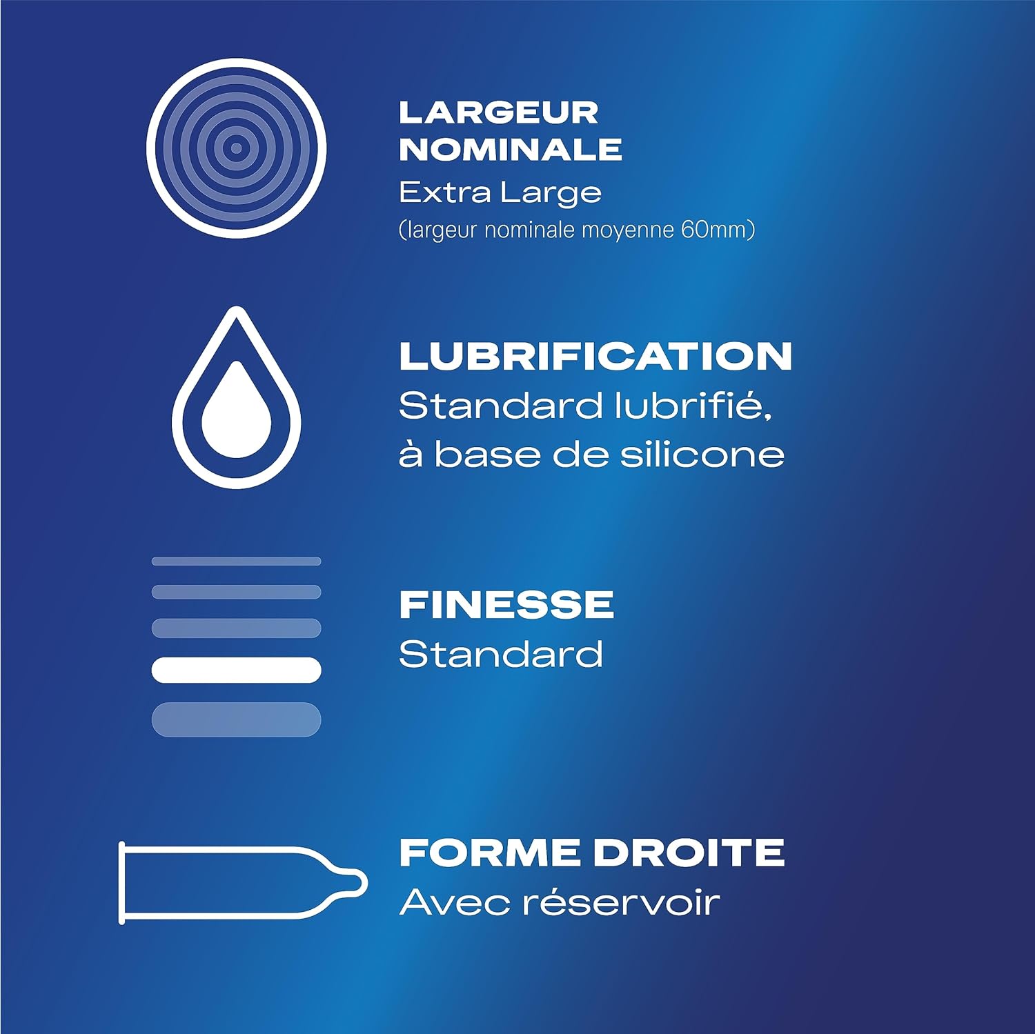 Durex Xxl Extra Large Condoms 10 Pack For Comfortable Fit & Reliable Protection