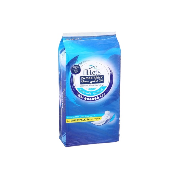 Lil-Lets Maxi Night Value Pack 24'S 