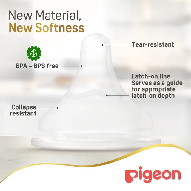Pigeon Soft Touch Wide Neck Peristaltic Plus Bottle 160Ml