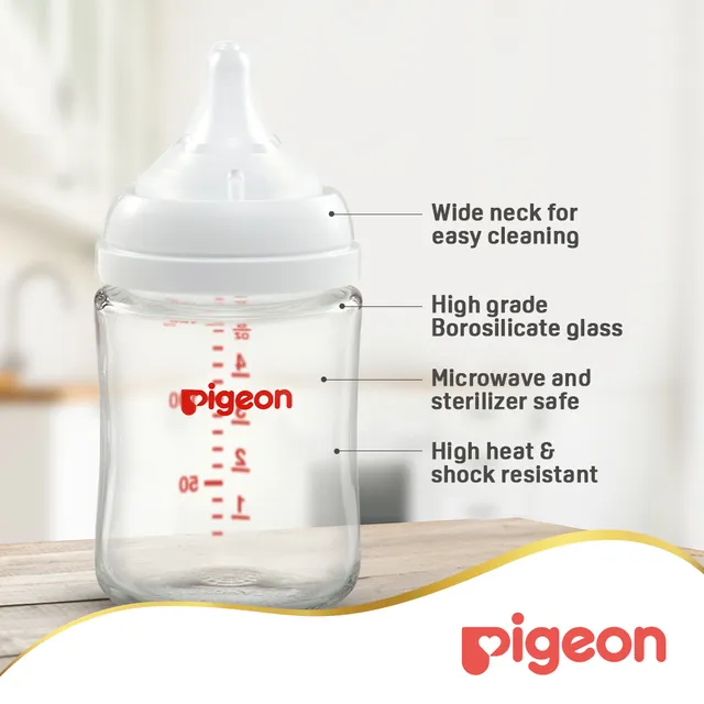 Pigeon Soft Touch Wide Neck Peristaltic Plus Bottle 160Ml