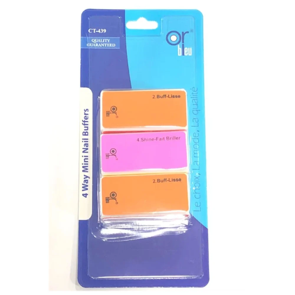 Or Bleu 4 Ways Mini Nail Buffers Ct-439