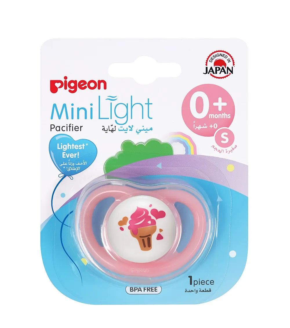 Pigeon Minilight Pacifier Girl - Small (78458)