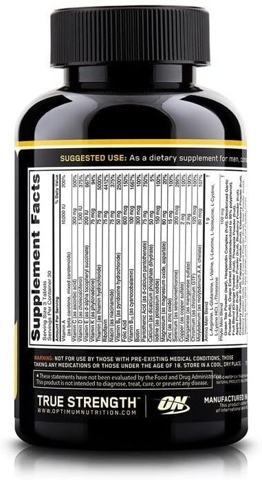 Optimum Nutrition Opti-Men Multivitamin Tab 90S